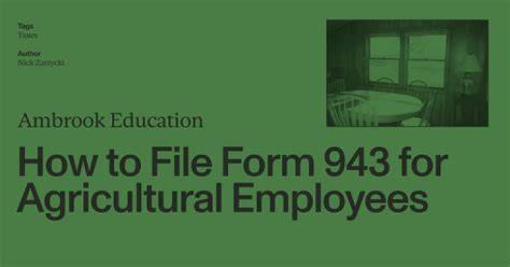 What is a 943 report?