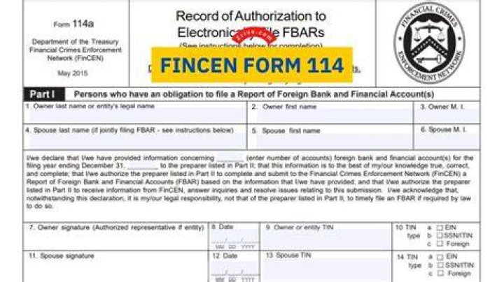 What is a Form 114?