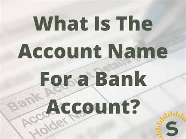 What is bank account name?