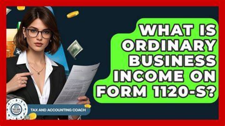 What is considered ordinary business income?
