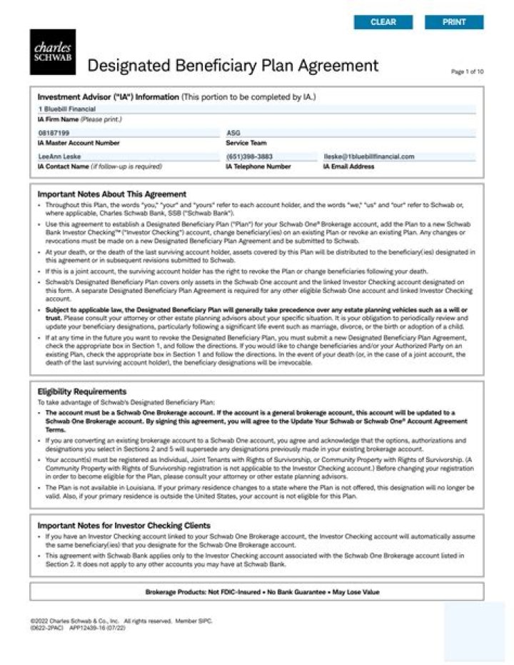 What is designated beneficiary plan?