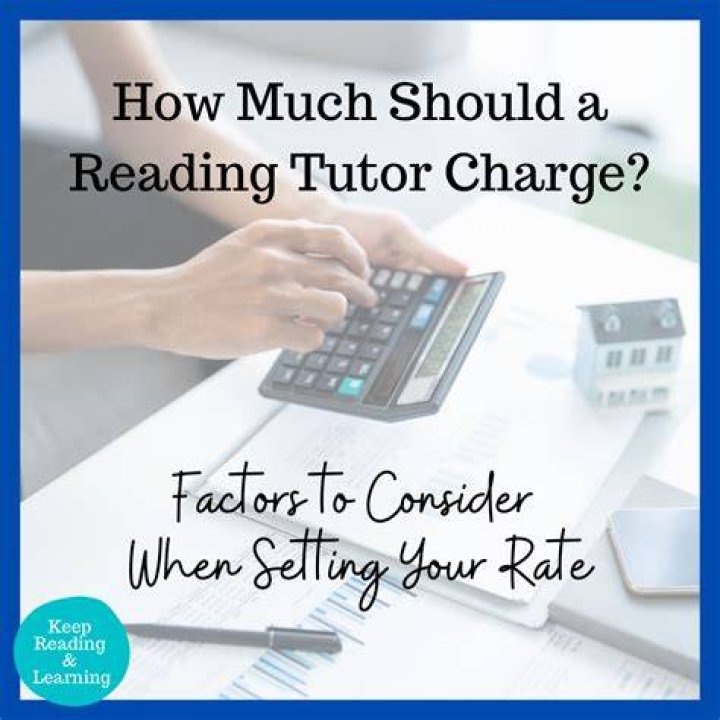What is reasonable rate for reading tutor?