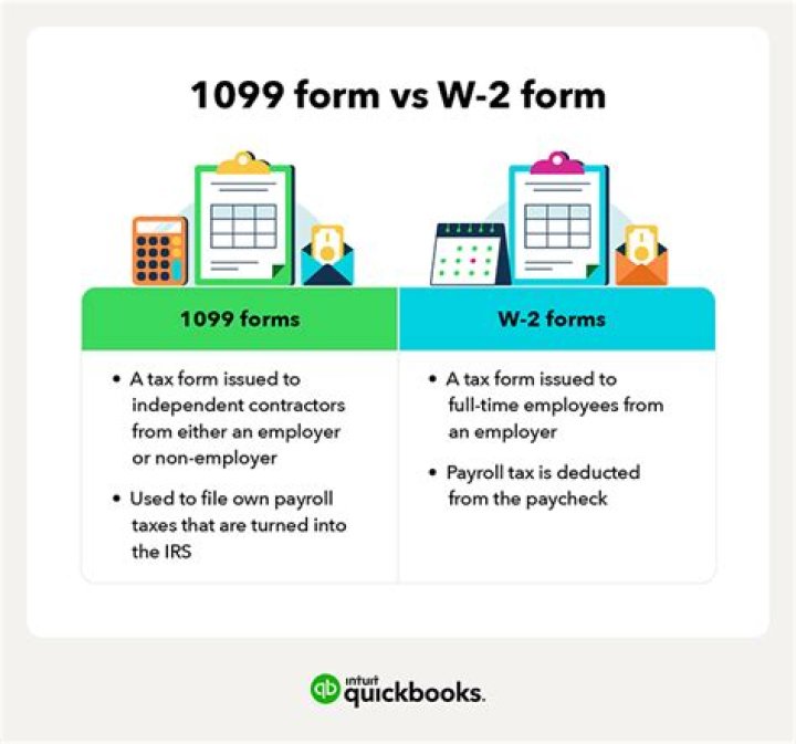 What is the difference between Form 1099-MISC and a W-2?