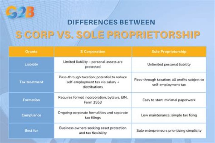What is the difference between sole proprietor and self-employed?