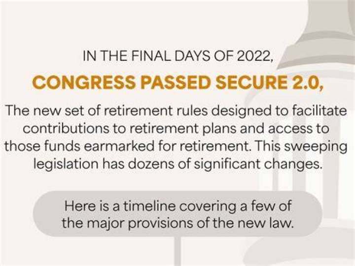 What is the recently passed SECURE Act?
