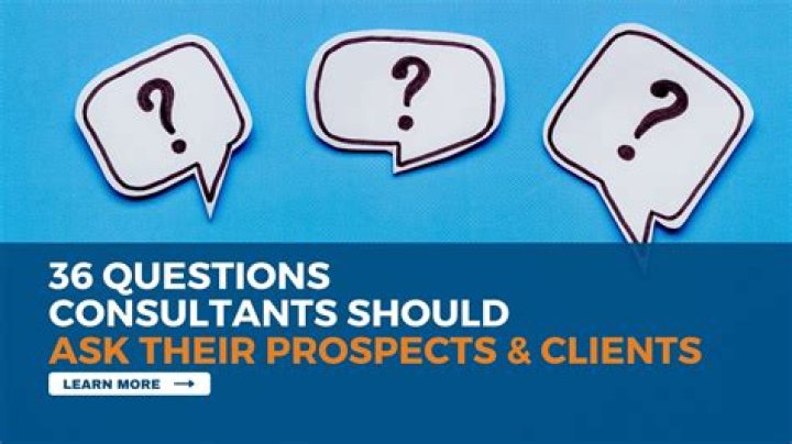 What questions do business consultants ask?