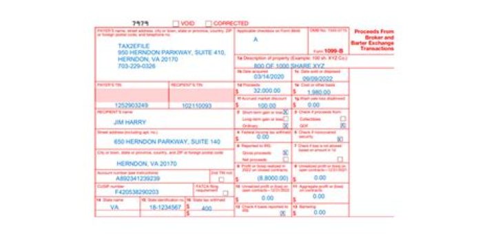 What schedule does 1099 B go on?