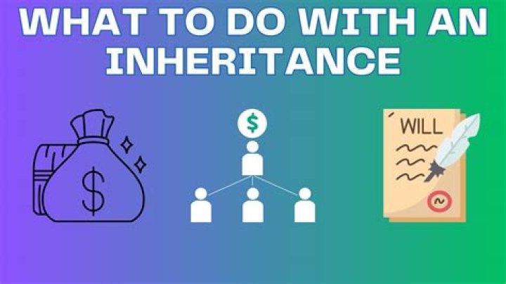What should I do with money from an inheritance?