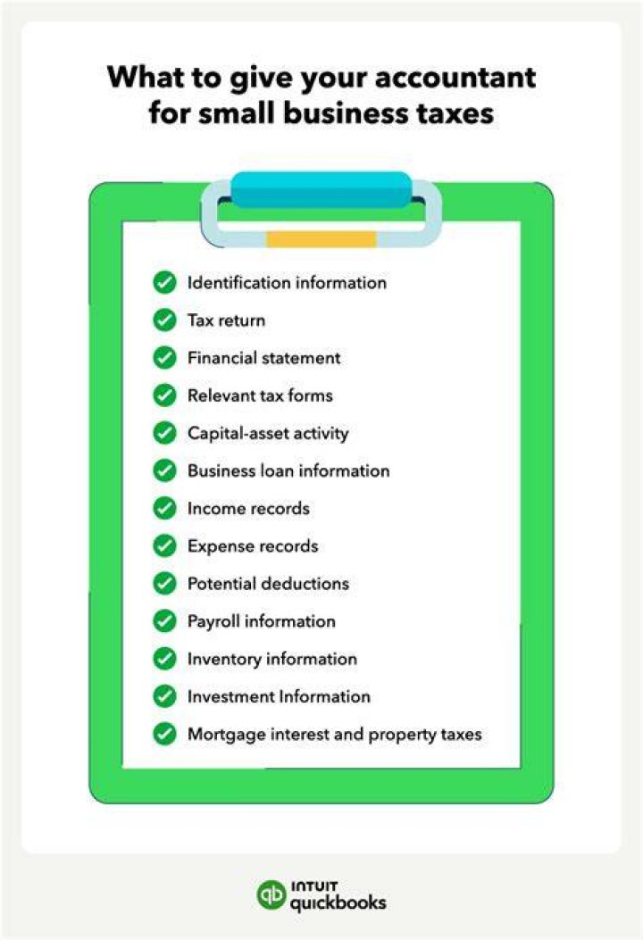 What tax documents do I need to send my accountant?