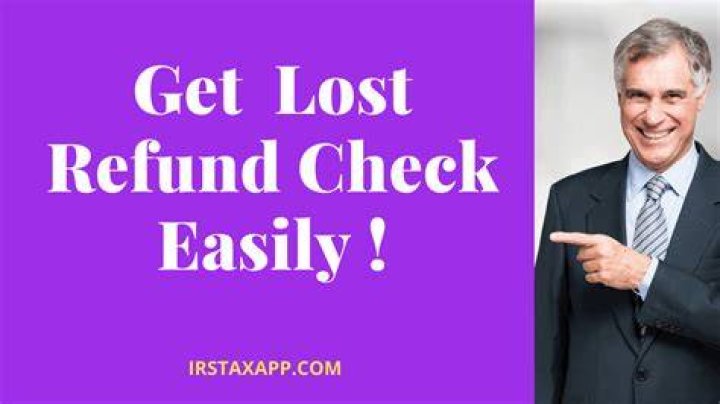 What to do if you lost your tax refund check?