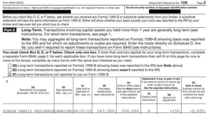 What to do with a 1099 for inherited property?