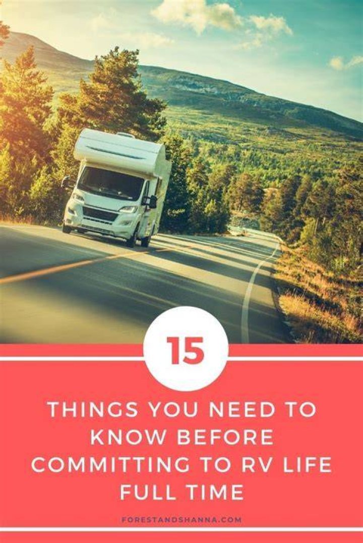 What to Know Before living in an RV full-time?