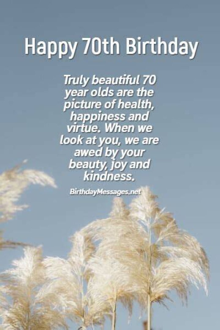 What year is someone 70?