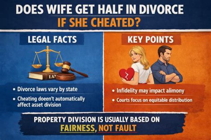 When did my wife get half the house in divorce?