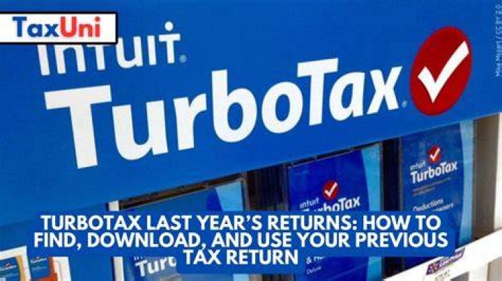 When do I need to use TurboTax prior year?