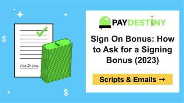 When should I expect my signing bonus?