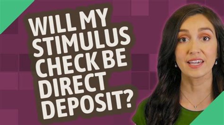 When should my stimulus be direct deposited?
