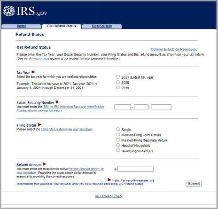 Where can I find out the status of my refund?