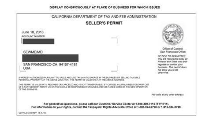 Where do I get a sellers permit in NC?