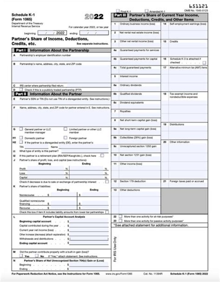 Where do I put Schedule K-1 on my tax return?