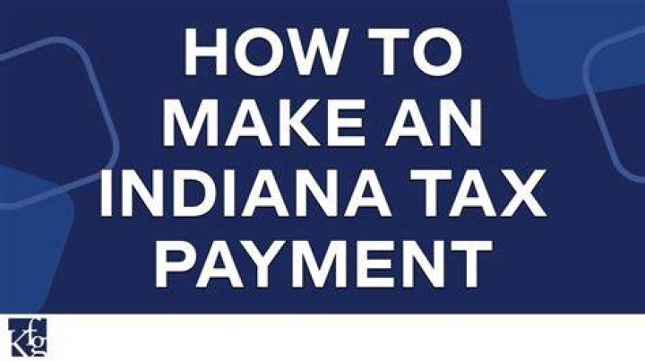 Where do I send my Indiana tax payment?
