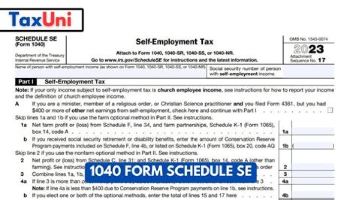 Who Must File Form se?