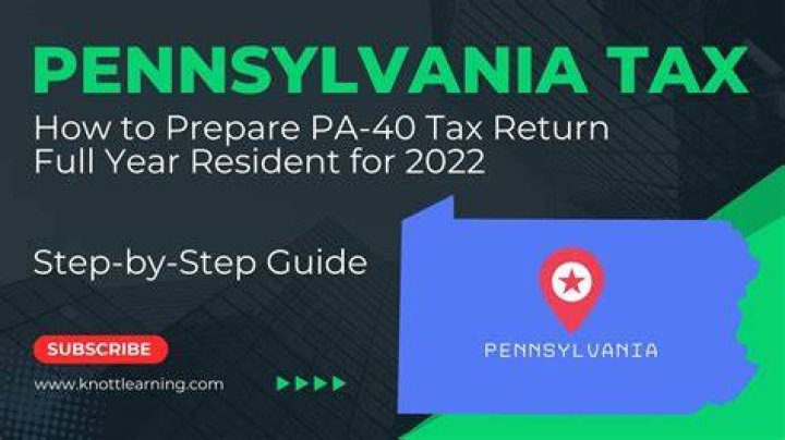 Who Must File PA 40?