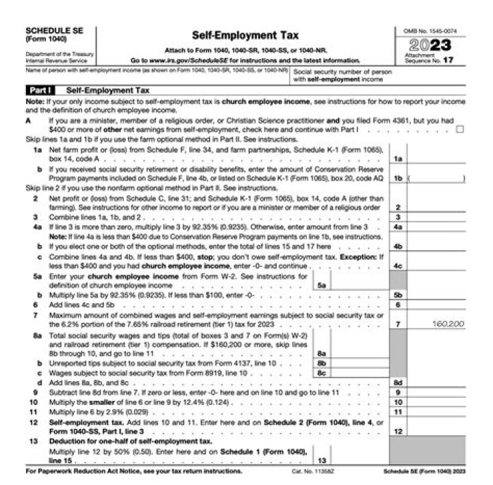 Who needs to fill out Schedule SE?