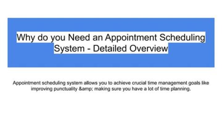 Why do you need a scheduling system for your business?