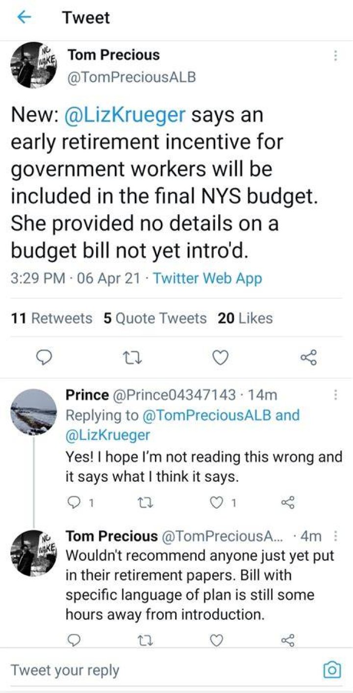 Will Cuomo Offer Early retirement Incentive 2021?