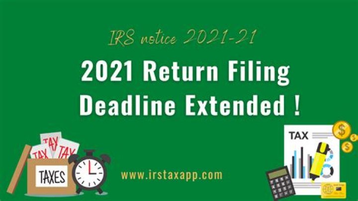 Will tax filing be extended in 2021?